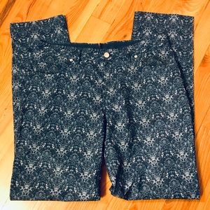 13)  J. Lindeberg Blue Print Pants